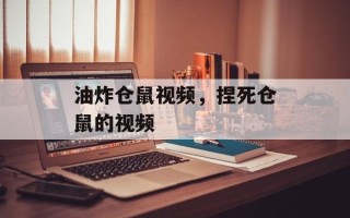 油炸仓鼠视频，捏死仓鼠的视频