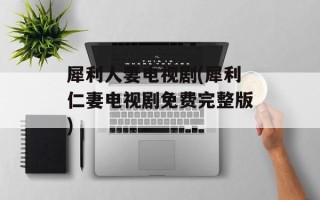 犀利人妻电视剧(犀利仁妻电视剧免费完整版)