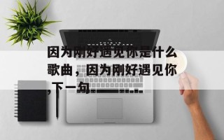 因为刚好遇见你是什么歌曲，因为刚好遇见你,下一句