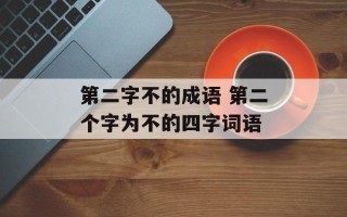 第二字不的成语 第二个字为不的四字词语
