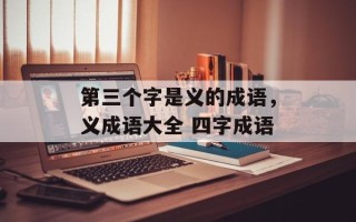 第三个字是义的成语，义成语大全 四字成语