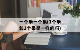 一个米一个果(1个米和1个果是一样的吗)