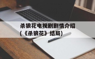 杀狼花电视剧剧情介绍(《杀狼花》结局)