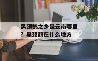 黑颈鹤之乡是云南哪里？黑颈鹤在什么地方