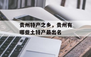 贵州特产之乡，贵州有哪些土特产最出名
