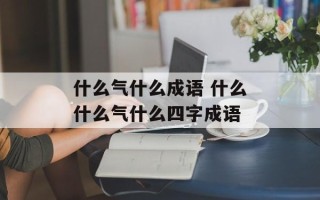 什么气什么成语 什么什么气什么四字成语