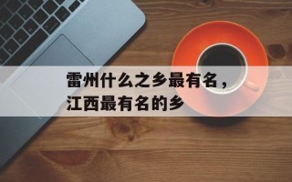 雷州什么之乡最有名，江西最有名的乡