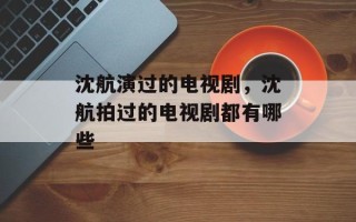 沈航演过的电视剧，沈航拍过的电视剧都有哪些
