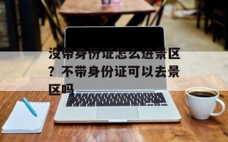 没带身份证怎么进景区？不带身份证可以去景区吗