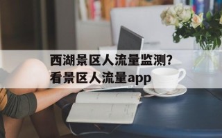 西湖景区人流量监测？看景区人流量app