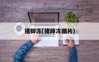 猪脚冻(猪蹄冻图片)