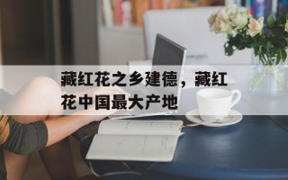 藏红花之乡建德，藏红花中国最大产地