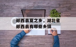 郧西县夏之乡，湖北省郧西县有哪些乡镇