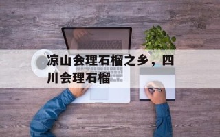 凉山会理石榴之乡，四川会理石榴