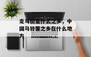 走马街是什么之乡，中国马铃薯之乡在什么地方