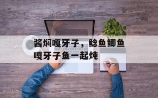 酱焖嘎牙子，鲶鱼鲫鱼嘎牙子鱼一起炖