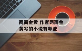两面金黄 作者两面金黄写的小说有哪些