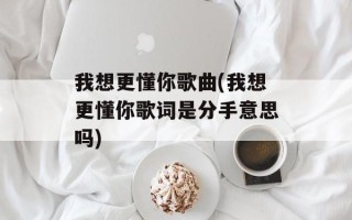 我想更懂你歌曲(我想更懂你歌词是分手意思吗)
