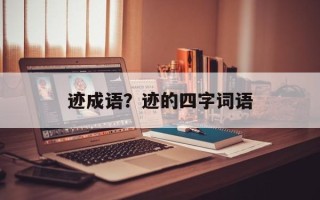 迹成语？迹的四字词语