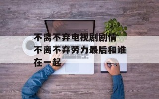 不离不弃电视剧剧情 不离不弃劳力最后和谁在一起