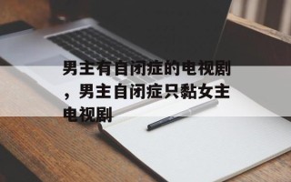 男主有自闭症的电视剧，男主自闭症只黏女主电视剧