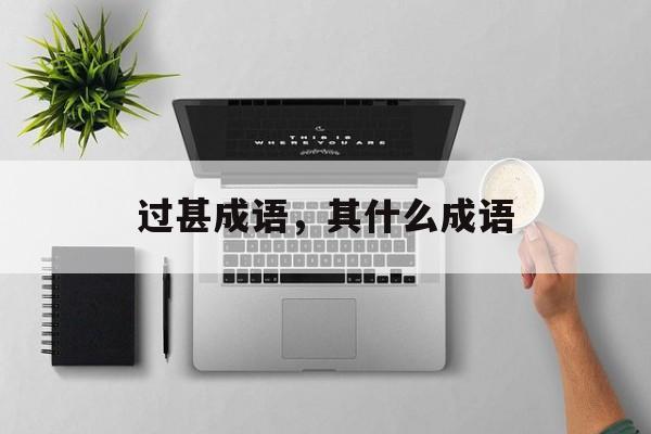 过甚成语，其什么成语-第1张图片-