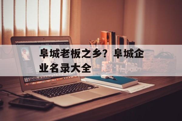 阜城老板之乡？阜城企业名录大全-第1张图片-